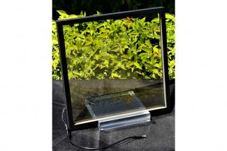 transparent solar control glass