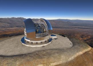 ELT Telescope of the European Southern Observatory in Chili